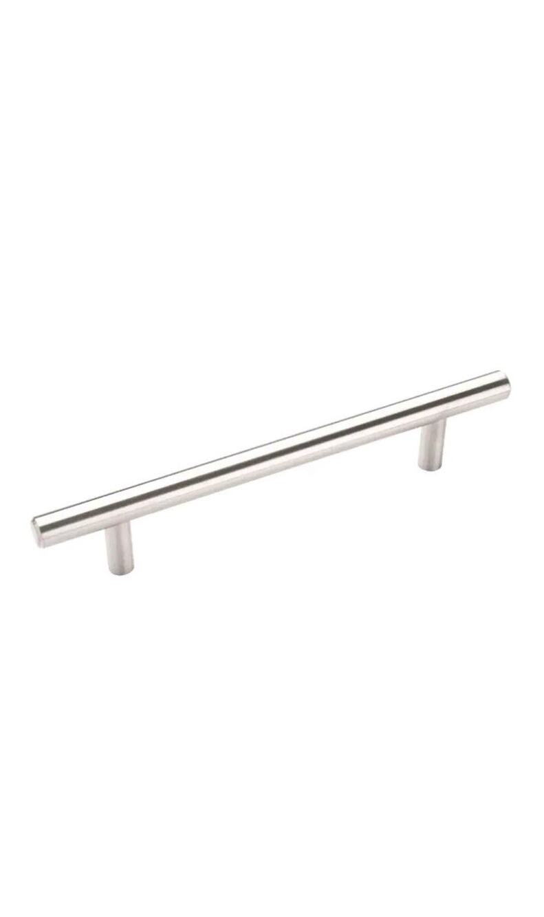 Amerock BP19541CSG9 Bar Pulls 5-1/16 in (128 mm) Center-to-Center Sterling Nicke